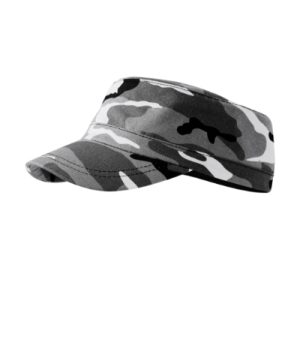 Czapka unisex camouflage gray z haftem Camo Latino - C24