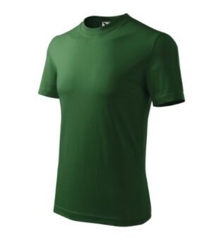 Koszulka unisex zieleń butelkowa z haftem Heavy - 110