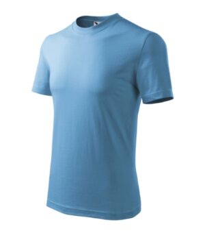 Koszulka unisex lazurowy z haftem Heavy - 110