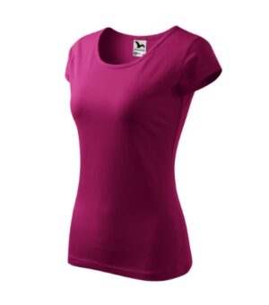 Koszulka damska fuchsia red z nadrukiem Pure - 122