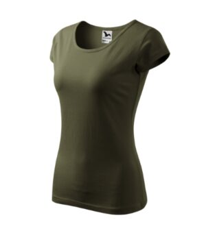 Koszulka damska military z nadrukiem Pure - 122