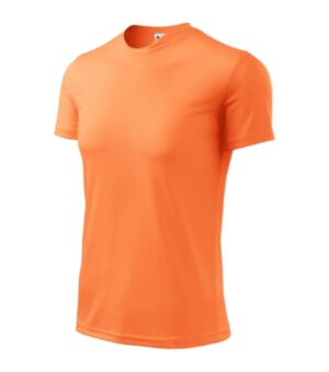 Koszulka męska neon mandarine z nadrukiem Fantasy - 124