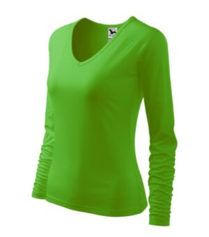 Koszulka damska green apple z haftem Elegance - 127