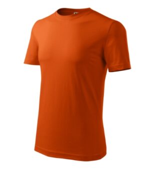 Koszulka męska pomarańczowa z nadrukiem Classic New - 132