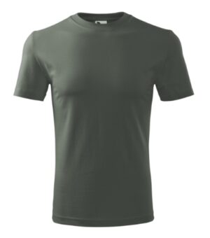 Koszulka męska ciemny khaki z nadrukiem Classic New - 132