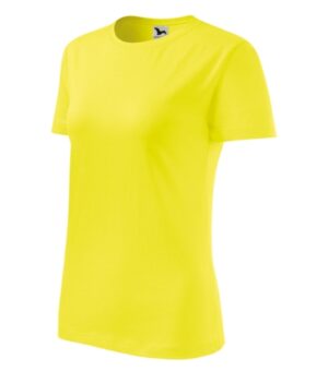 Koszulka damska cytrynowy z nadrukiem Classic New - 133