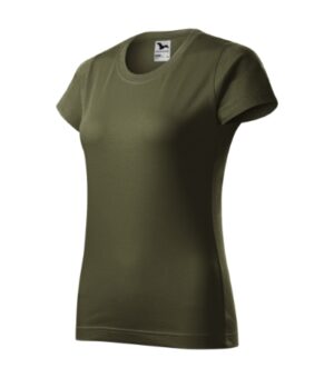 Koszulka damska military z nadrukiem Basic - 134