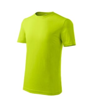 Koszulka dziecięca limetka z nadrukiem Classic New - 135