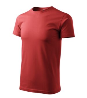Koszulka unisex bordowa z haftem Heavy New - 137