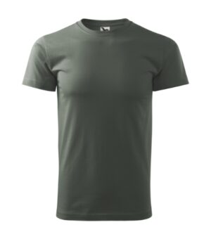 Koszulka unisex ciemny khaki z nadrukiem Heavy New - 137