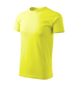 Koszulka unisex neon yellow z haftem Heavy New - 137