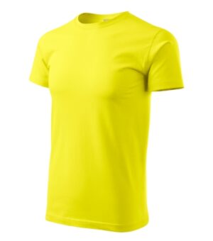 Koszulka unisex cytrynowy z nadrukiem Heavy New - 137