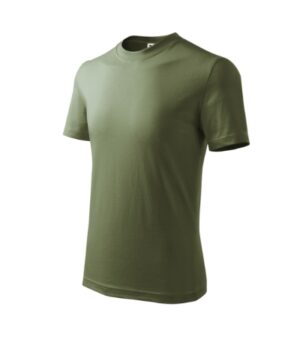 Koszulka dziecięca khaki z nadrukiem Basic - 138