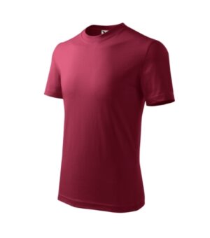 Koszulka dziecięca garnet z nadrukiem Basic - 138