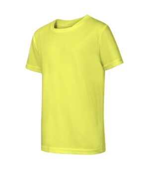 Koszulka dziecięca neon yellow z nadrukiem Fantasy - 147