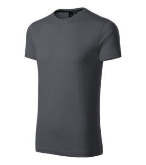 Koszulka męska light anthracite z haftem Exclusive - 153