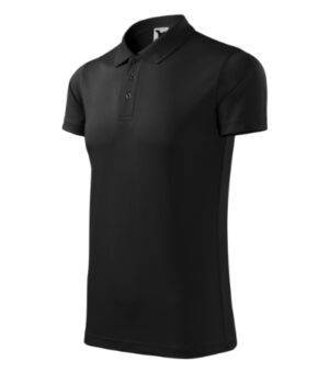 Koszulka polo unisex czarna z haftem Victory - 217