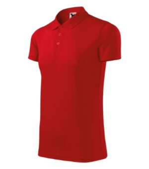 Koszulka polo unisex czerwona z haftem Victory - 217