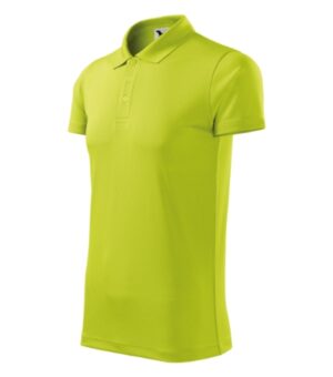 Koszulka polo unisex limetka z haftem Victory - 217