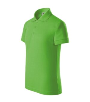 Koszulka polo dziecięca green apple z haftem Pique Polo - 222