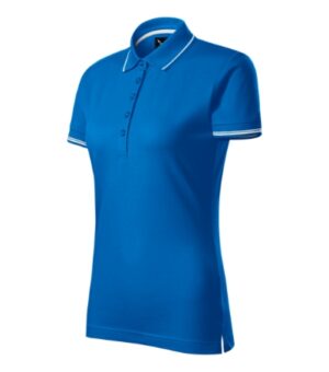 Koszulka polo damska snorkel blue z nadrukiem Perfection plain - 253