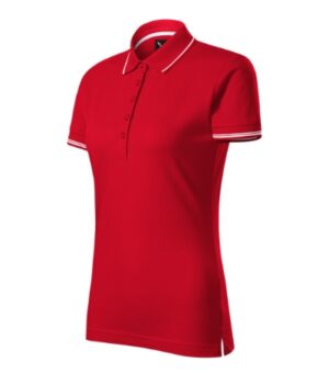 Koszulka polo damska formula red z haftem Perfection plain - 253