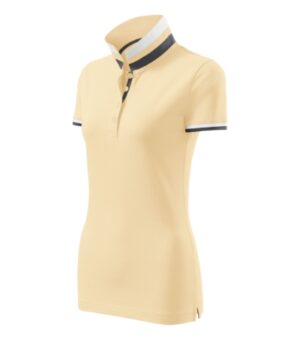Koszulka polo damska bourbon vanilla z haftem Collar Up - 257