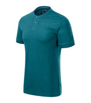 Koszulka polo męska petrol blue z haftem Diamond - 273