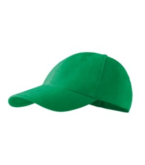 Czapka unisex zieleń trawy z haftem 6P - 305