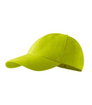 Czapka unisex limetka z haftem 6P - 305