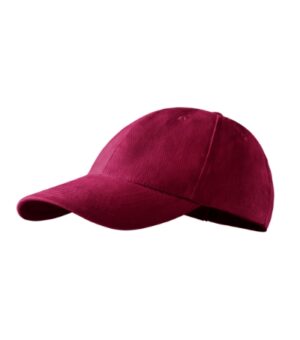 Czapka unisex garnet z haftem 6P - 305