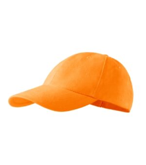 Czapka unisex mandarynkowy z haftem 6P - 305