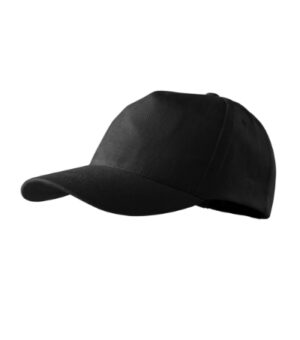 Czapka unisex czarna z haftem 5P - 307