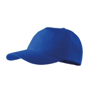 Czapka unisex chabrowy z haftem 5P - 307