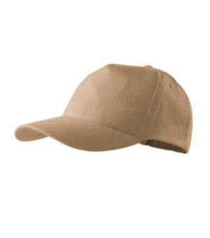 Czapka unisex piaskowy z nadrukiem 5P - 307