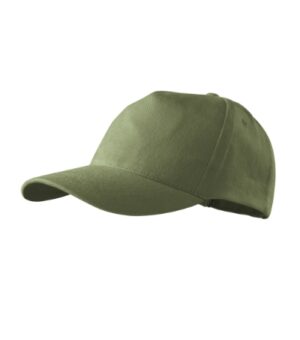 Czapka unisex khaki z haftem 5P - 307