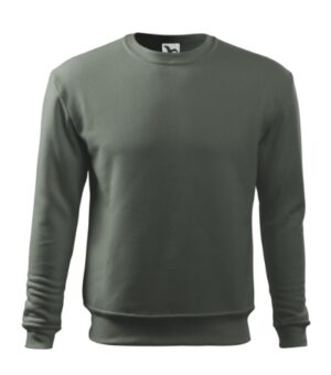 Bluza męska/dziecięca ciemny khaki z haftem Essential - 406