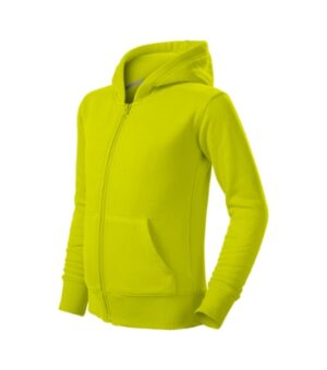 Bluza dziecięca limetka z haftem Trendy Zipper - 412