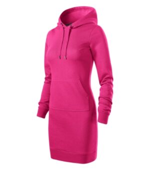 Sukienka damskie czerwień purpurowa z haftem Snap - 419