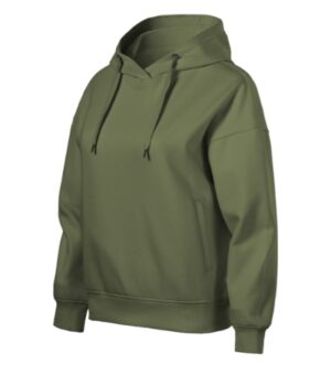 Bluza damska khaki z haftem Moon - 421