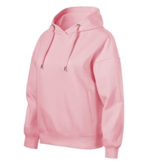 Bluza damska różowa z haftem Moon - 421