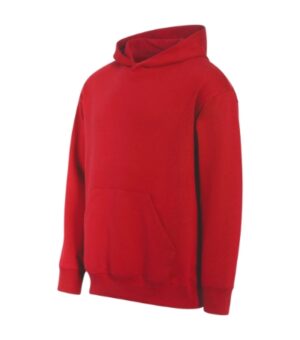 Bluza unisex czerwona z haftem Chill - 422