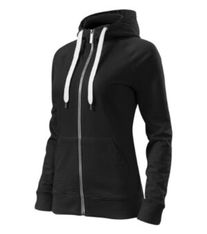 Bluza damska czarna z haftem Voyage - 451