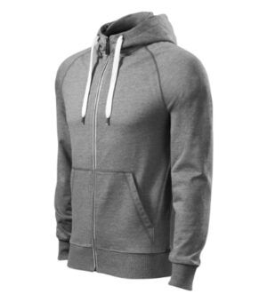 Bluza męska ciemnoszary melanż z haftem Voyage - 452