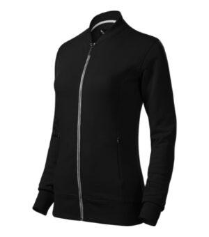 Bluza damska czarna z haftem Bomber - 454