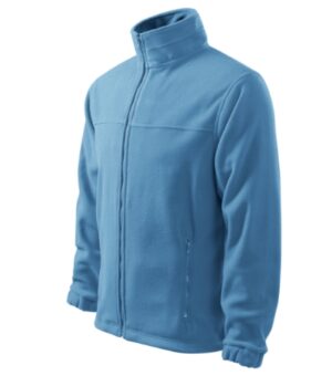 Polar męski lazurowy z haftem Jacket - 501