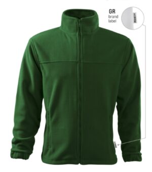 Polar męski zieleń butelkowa 06 (brand label) z haftem Jacket - 501