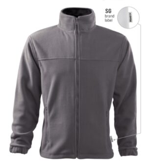 Polar męski stalowy 36 (brand label) z haftem Jacket - 501