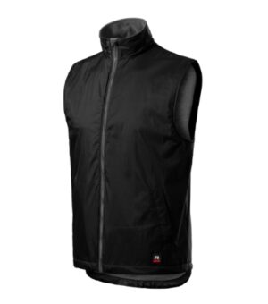 Kamizelka unisex czarna z haftem Body Warmer - 509
