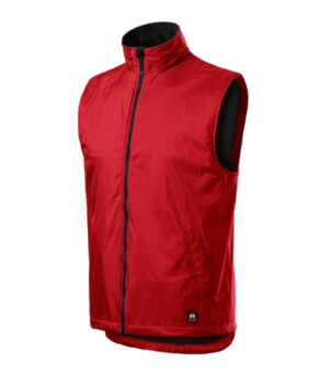 Kamizelka unisex czerwona z haftem Body Warmer - 509
